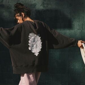 Free People FP Movement Pullover Hoodie At My Best Buti Logo